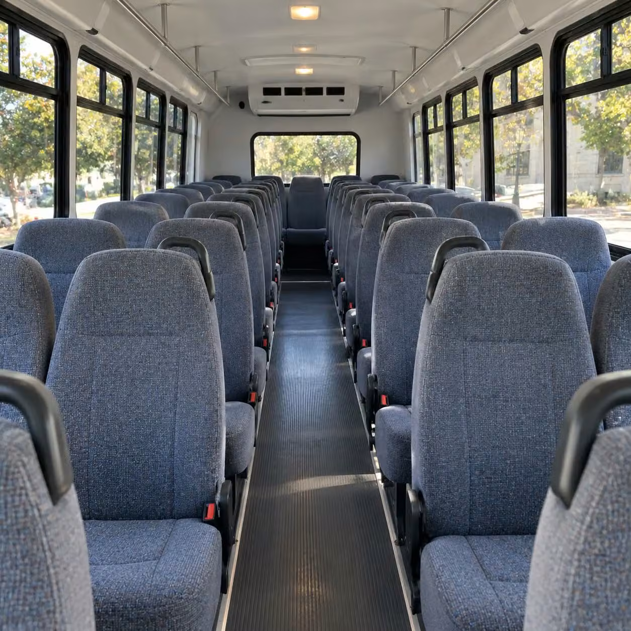 25 passenger minibus inside