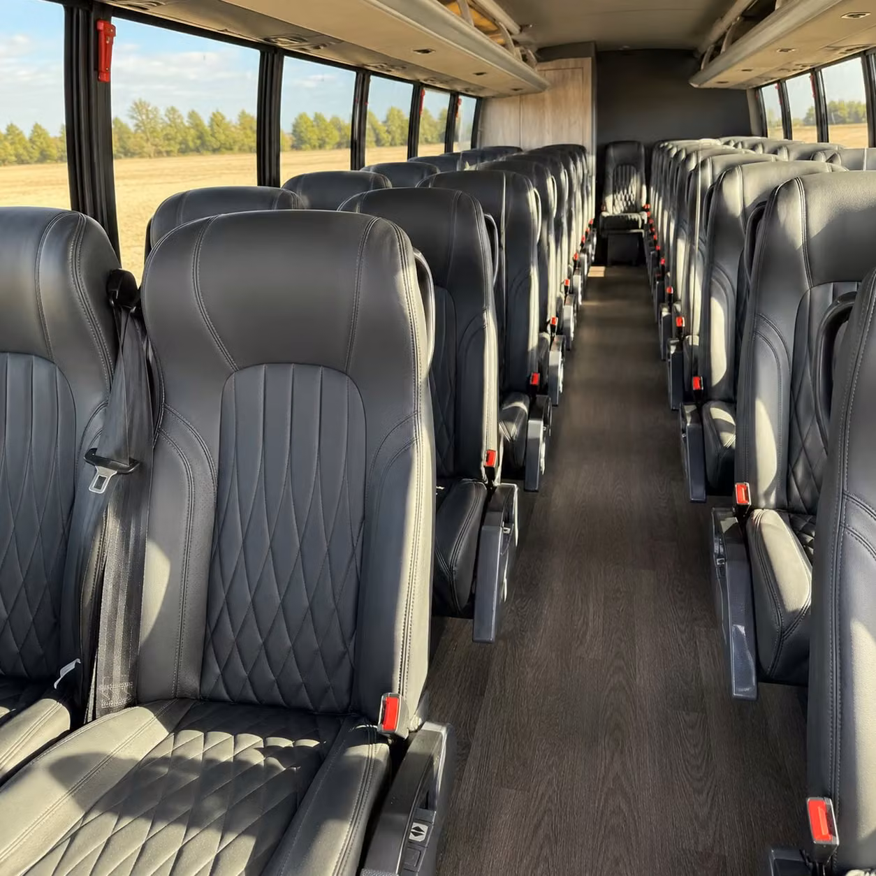 25 passenger minibus interior
