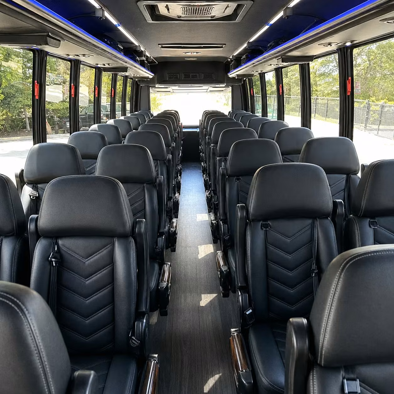 35 passenger minibus inside