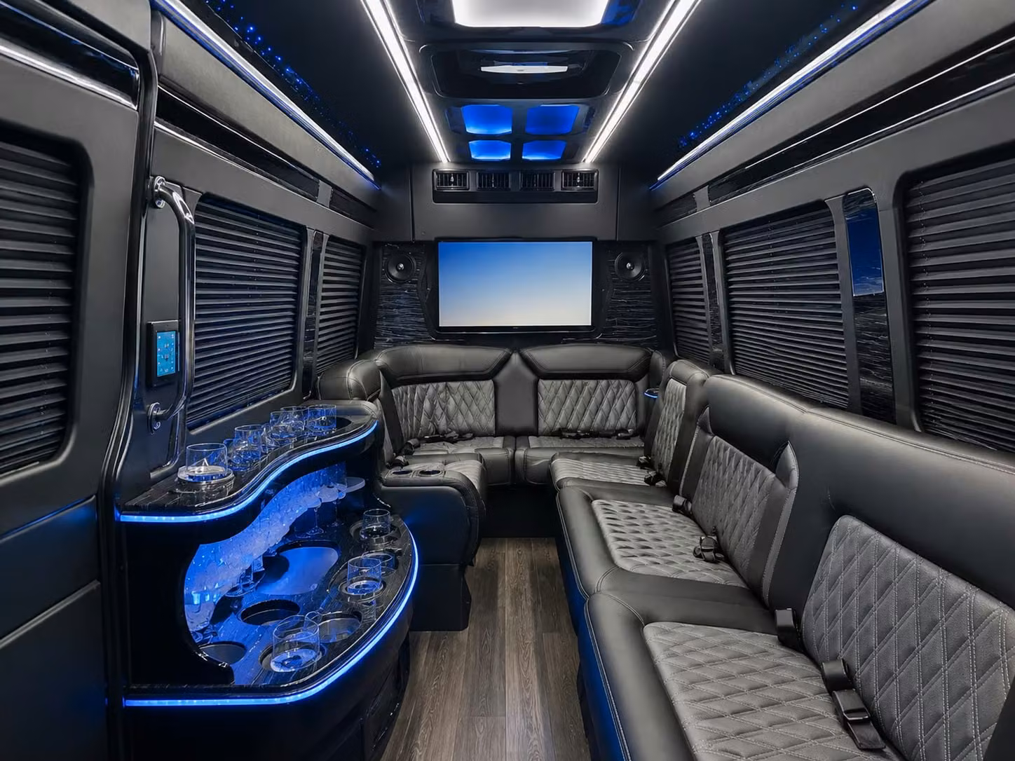bus rental options for charleston trips