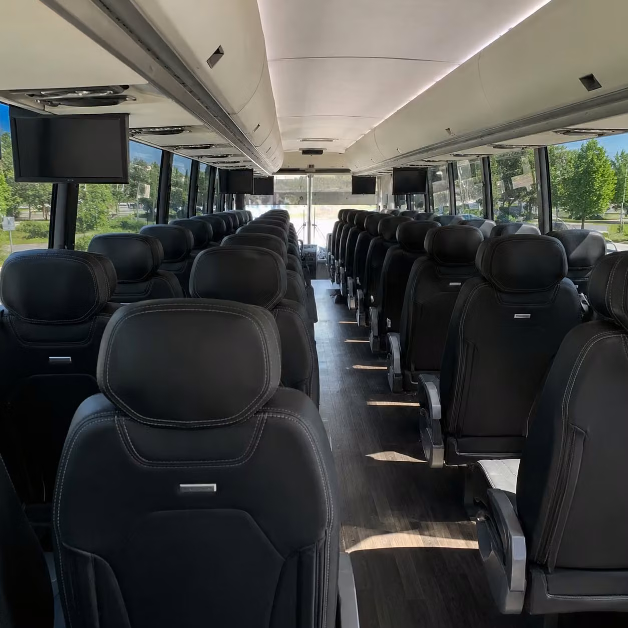 long distance charter bus rentals for away games and tournament travel from charleston