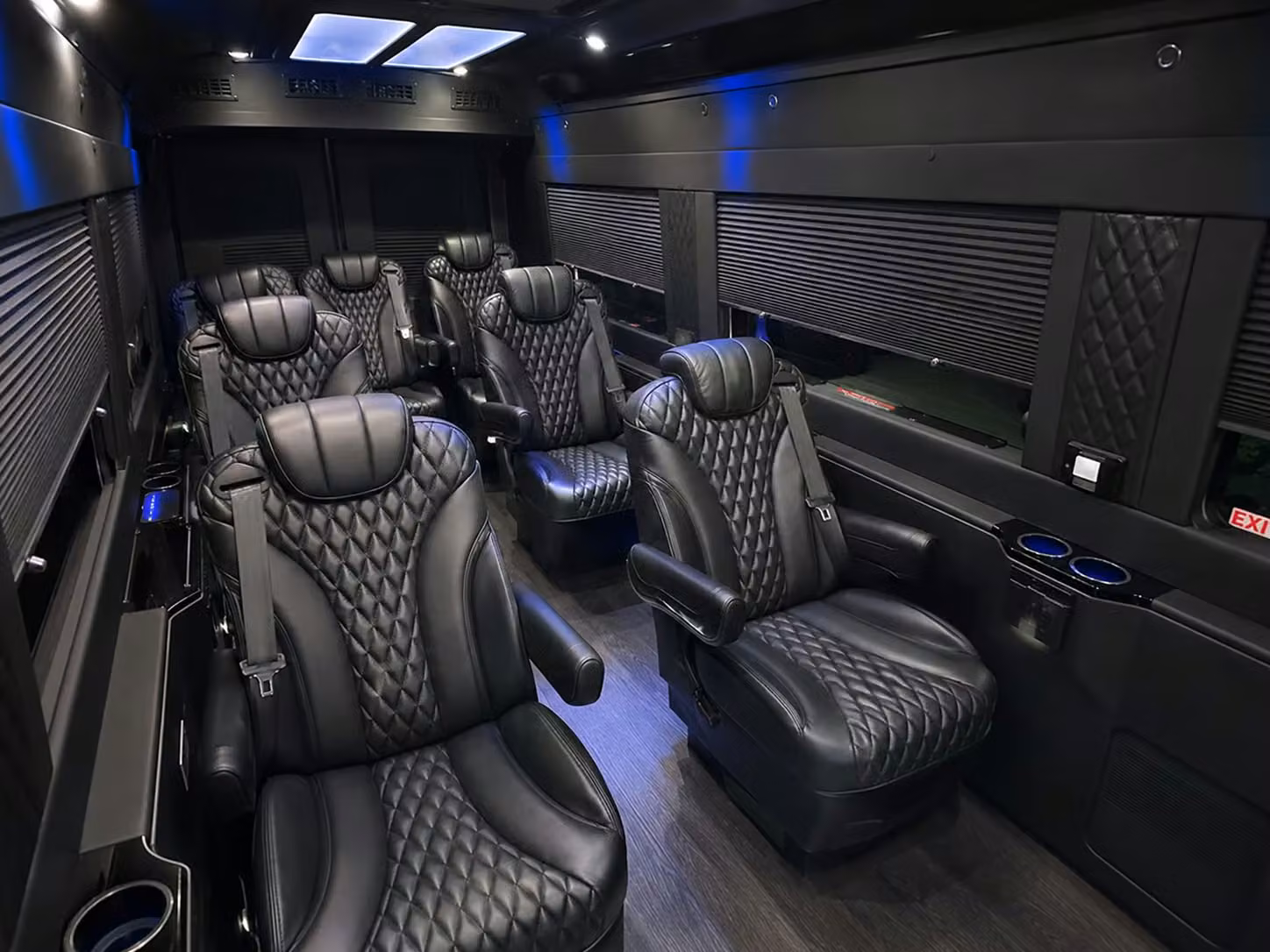 sprinter van with driver inside