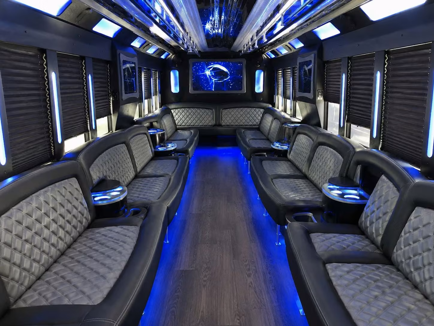 tailgate ready party bus rentals for charleston sports fan groups